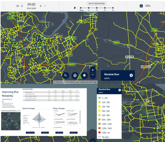 Digitálne dvojča zlepšilo dopravu v Tees Valley
